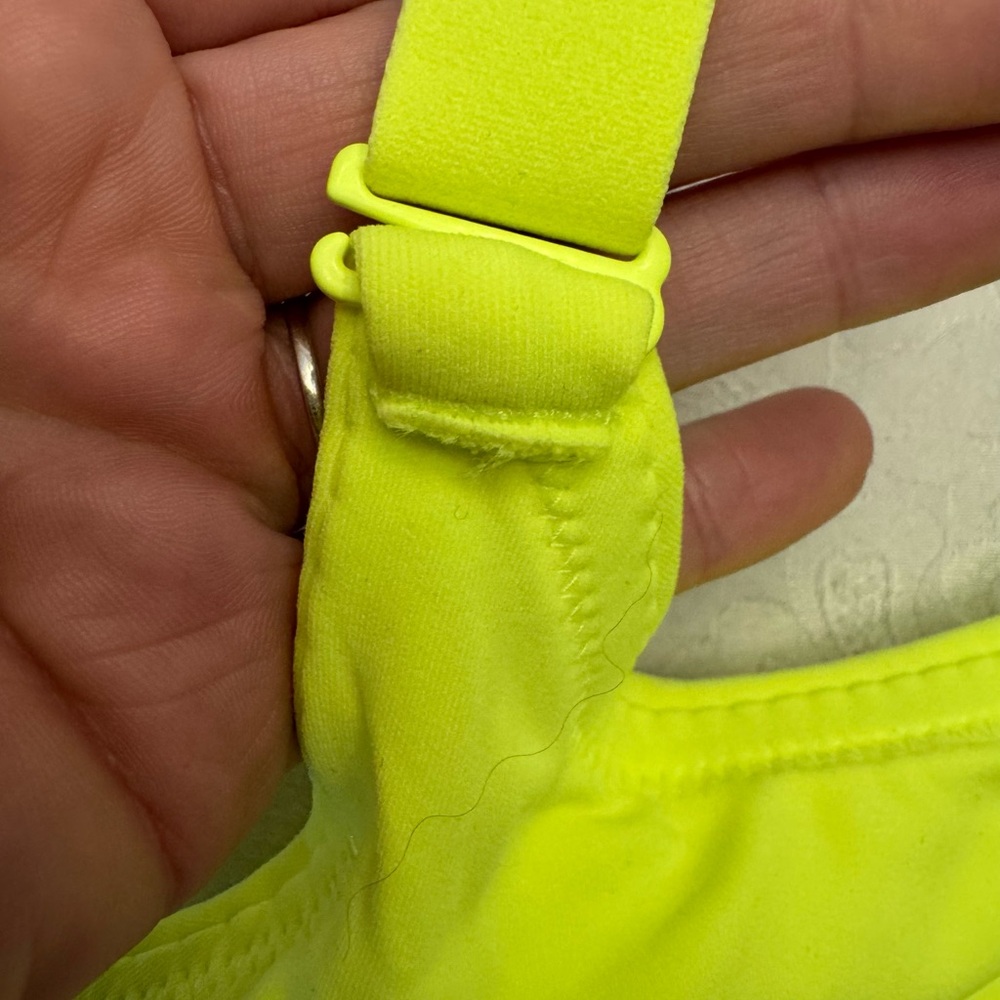 Skims 46DDD Bra Seamless T Shirt Underwire Neon Green Highlighter Rare - Picture 7 of 9